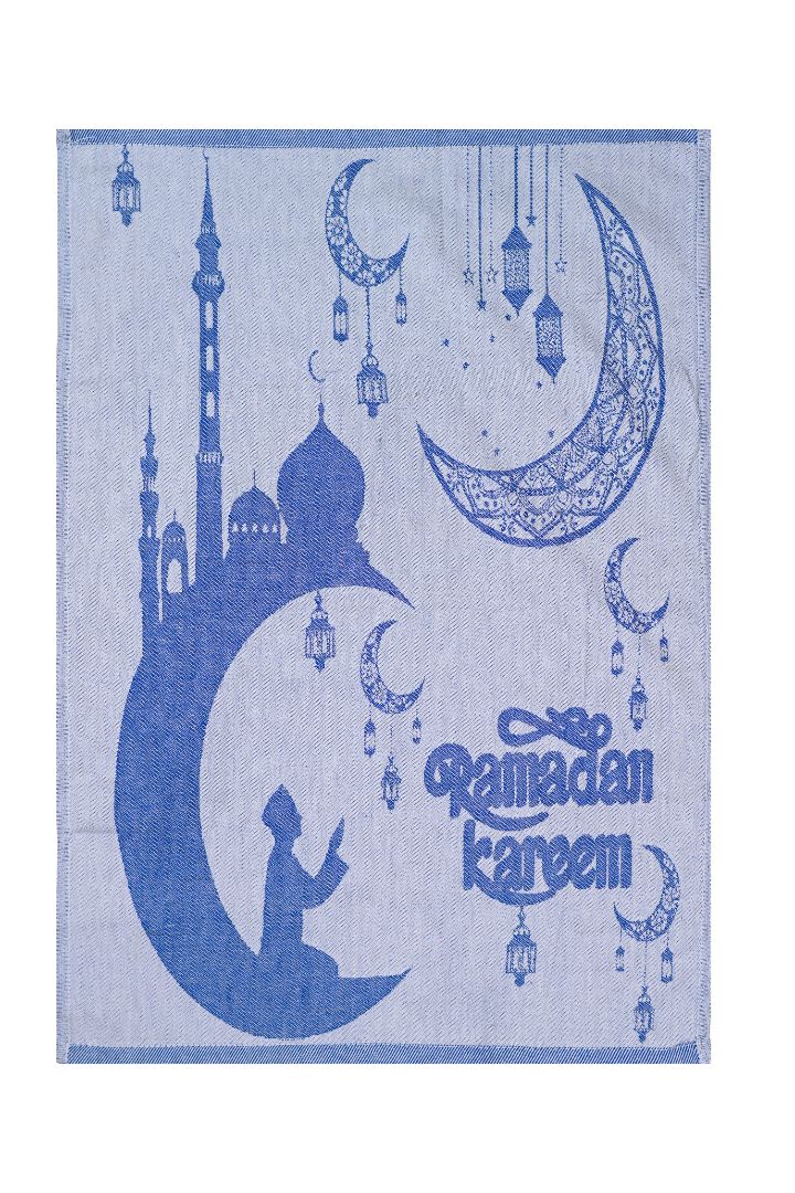 مناشف مطبخ رمضانية متعددة الاستخدامات، مناشف مطبخ فائقة الامتصاص، عبوة من 3 قطع من قماش التنظيف القطني، 50 × 70 سم