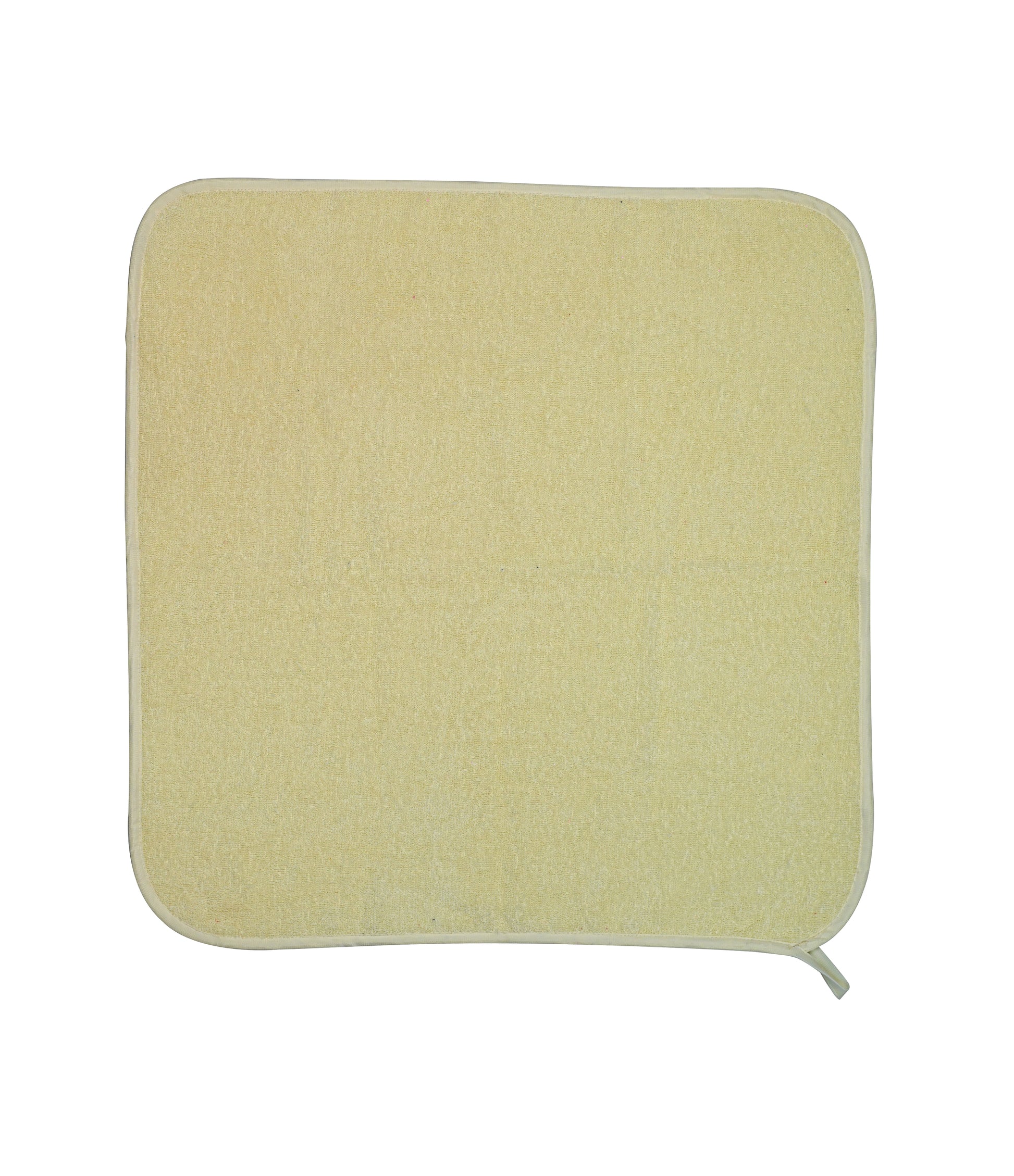 Terry Kitchen towels, 2 PCS PACK OF Kitchen Towels 100% Cotton,60x60 cm (Light Yellow)