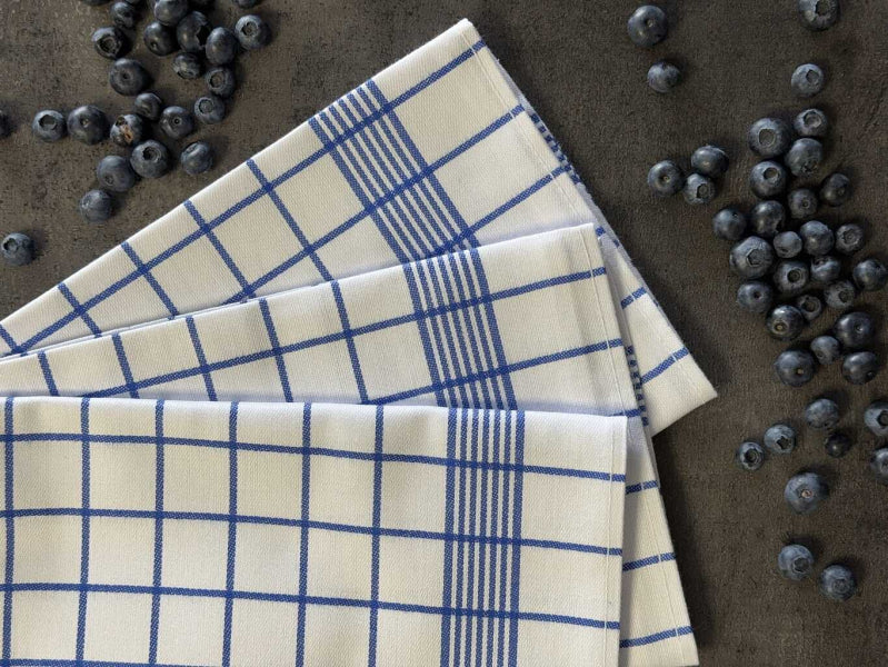 SET OF 3 PCS KITCHEN TOWELS , 100% COTTON , 50X70 CM