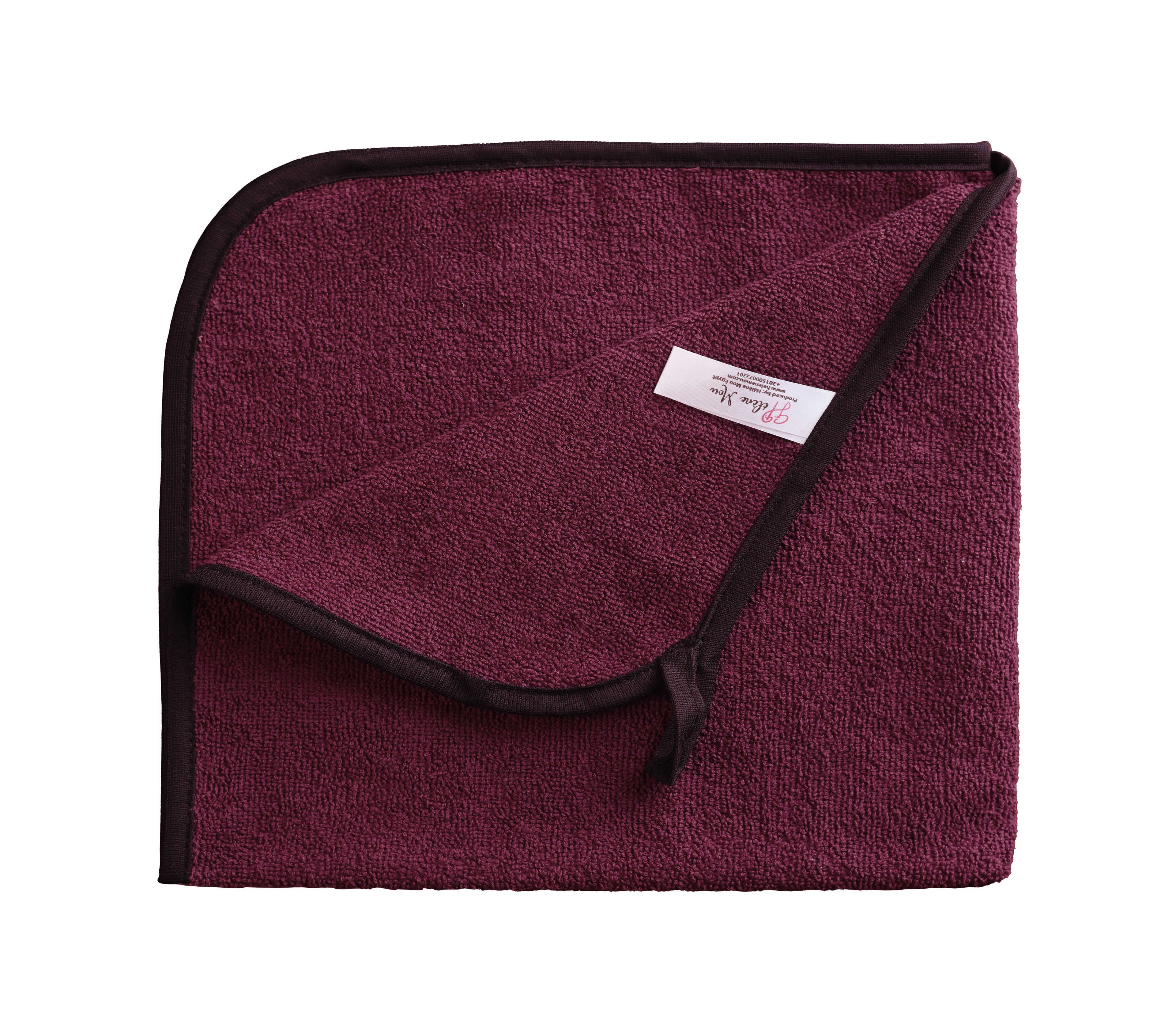 Terry Kitchen towels, 2 PCS PACK OF Kitchen Towels 100% Cotton,60x60 cm (Burgundy)
