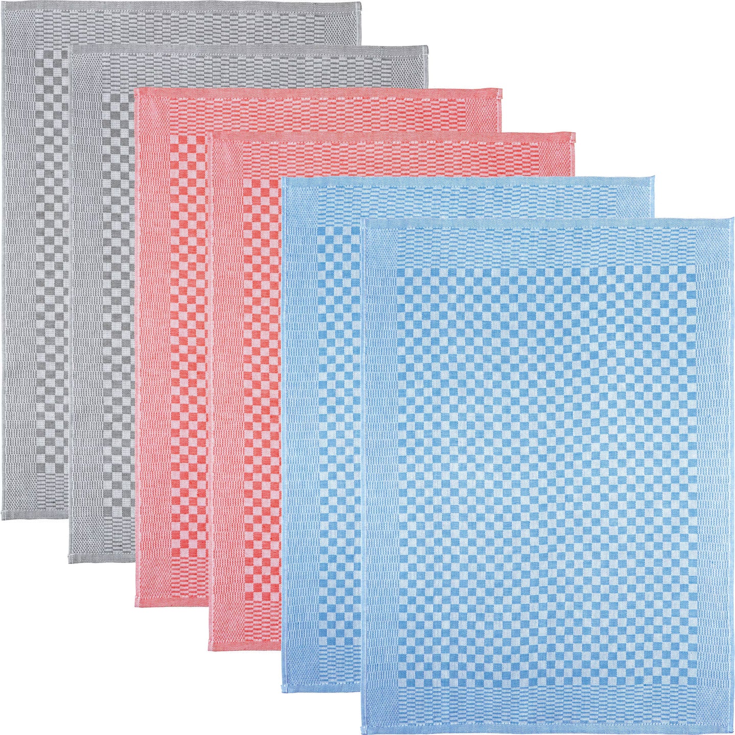 SET OF 3 PCS KITCHEN TOWELS , 100% COTTON , 50X70 CM