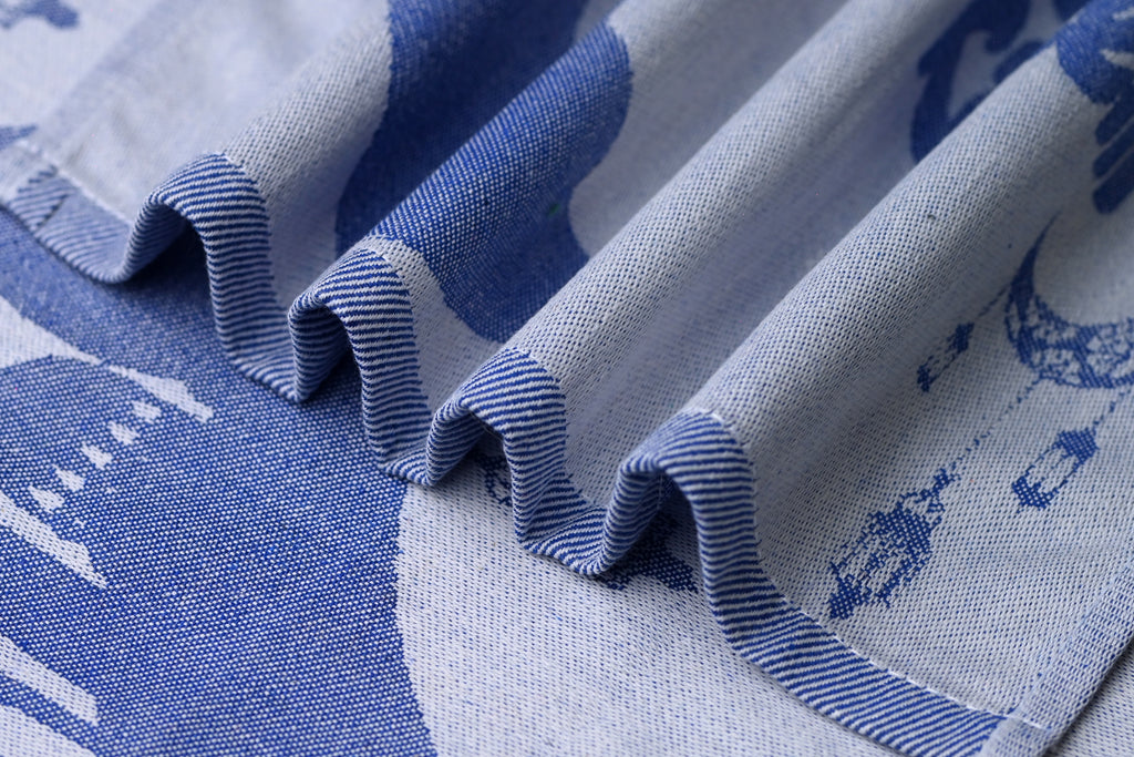 مناشف مطبخ رمضانية متعددة الاستخدامات، مناشف مطبخ فائقة الامتصاص، عبوة من 3 قطع من قماش التنظيف القطني، 50 × 70 سم