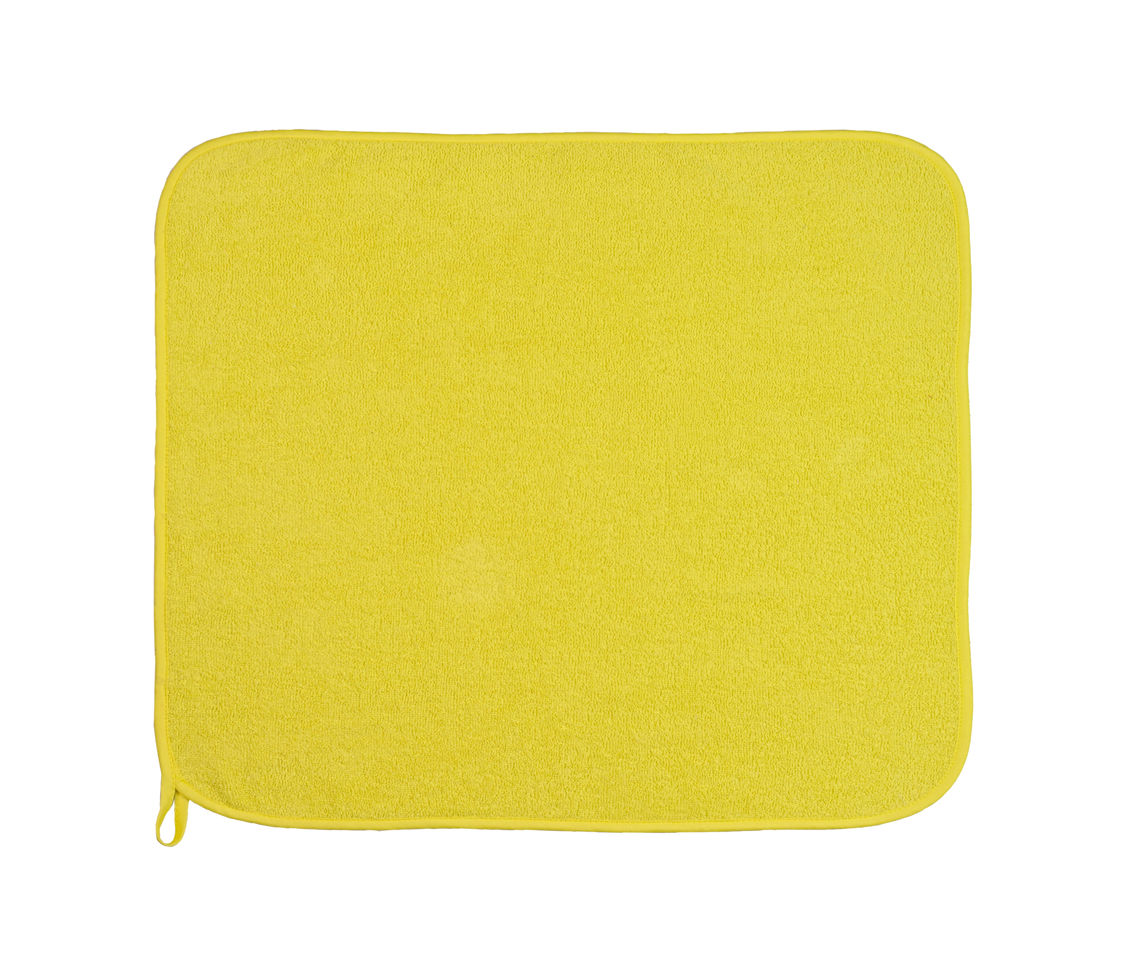 Terry Kitchen towels, 2 PCS PACK OF Kitchen Towels 100% Cotton,60x60 cm (Yellow)