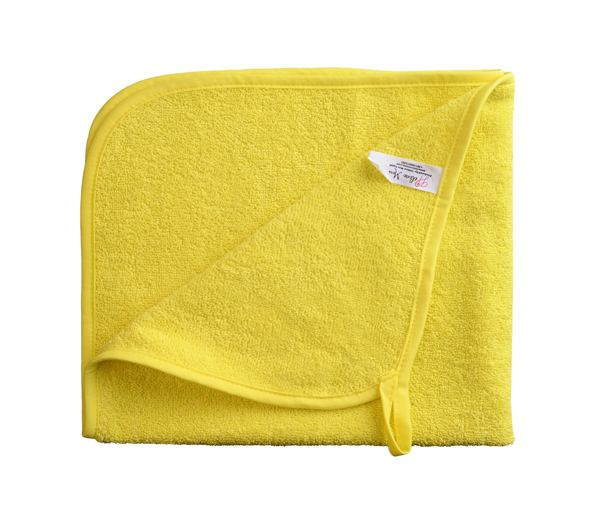 Terry Kitchen towels, 2 PCS PACK OF Kitchen Towels 100% Cotton,60x60 cm (Yellow)