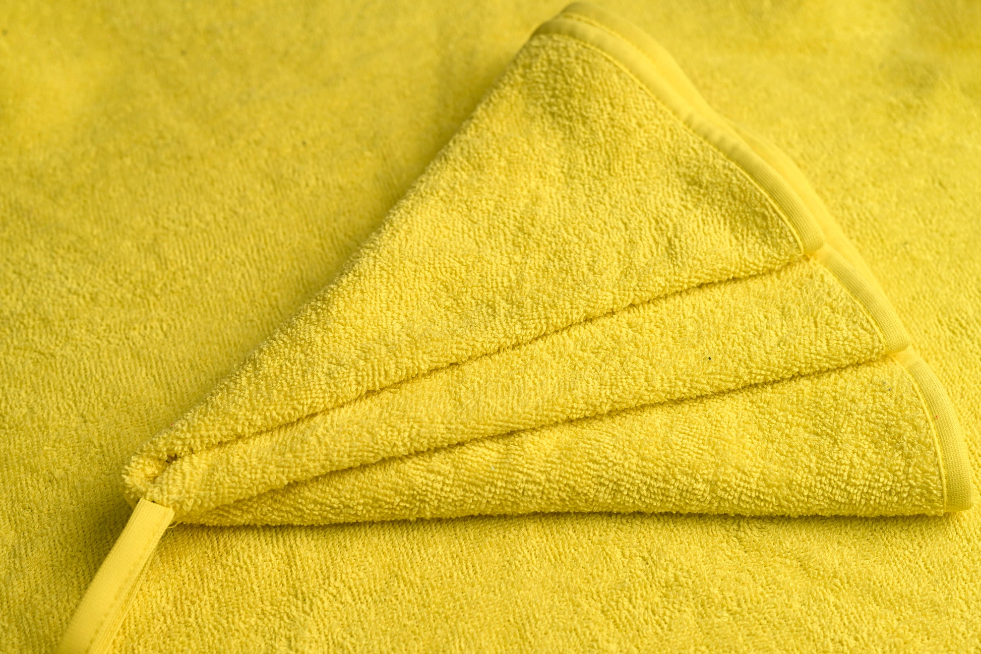 Terry Kitchen towels, 2 PCS PACK OF Kitchen Towels 100% Cotton, 58 cm (Yellow)