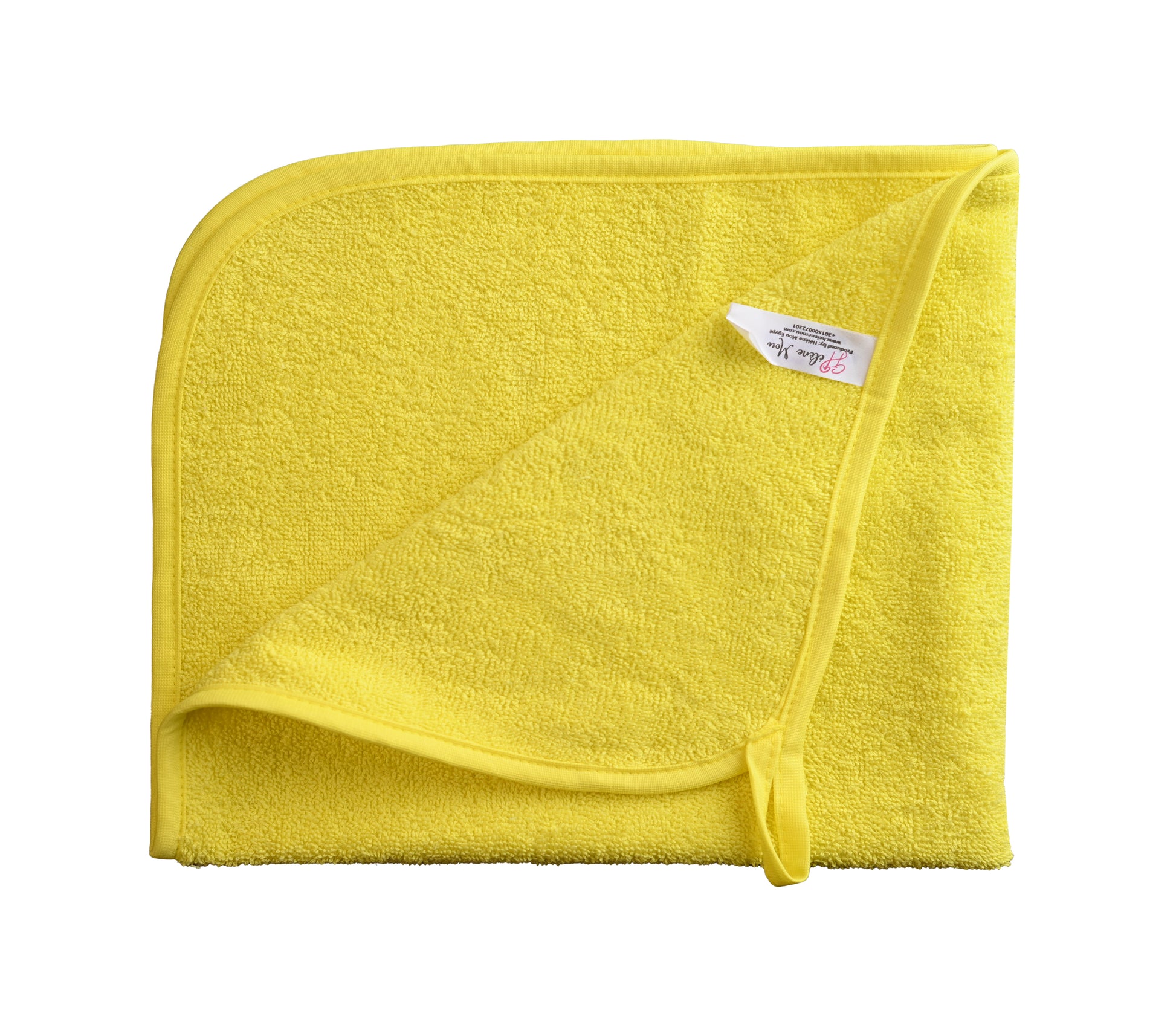 Terry Kitchen towels, 2 PCS PACK OF Kitchen Towels 100% Cotton,60x60 cm (Yellow)