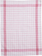 SET OF 3 PCS KITCHEN TOWELS , 100% COTTON , 50X70 CM (Red Lines)