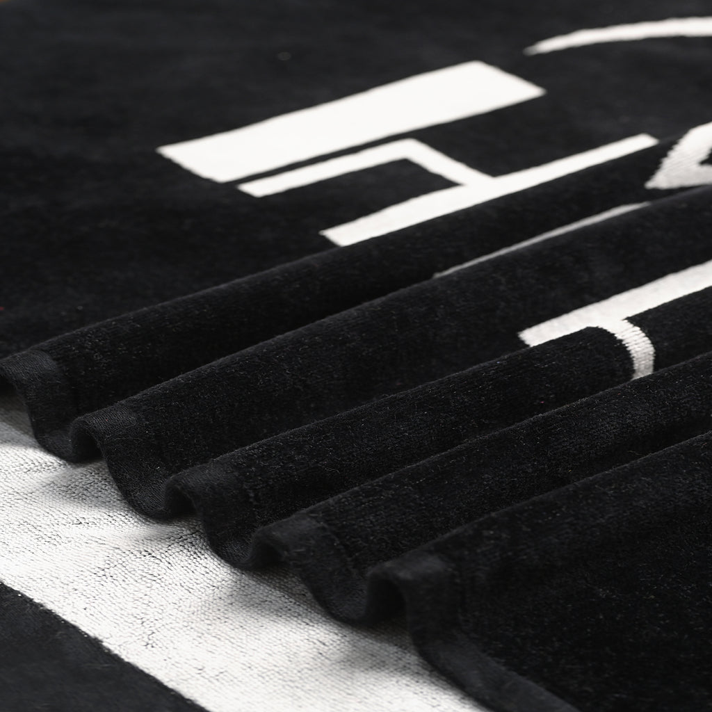 منشفة شاطئ مخملية 100% قطن، 90×150 سم