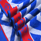 Velour Beach towel 100%cotton,90x170 cm