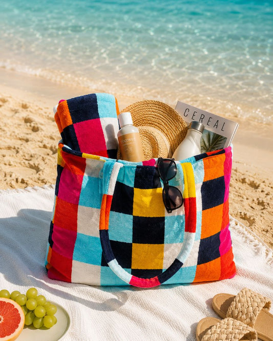 Helene MOU XXL Beach Bag, Lightweight and Foldable, 42 x 54 x12 cm, 100% Cotton