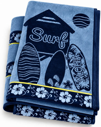 Velour Beach towel 100%cotton,90x170 cm.