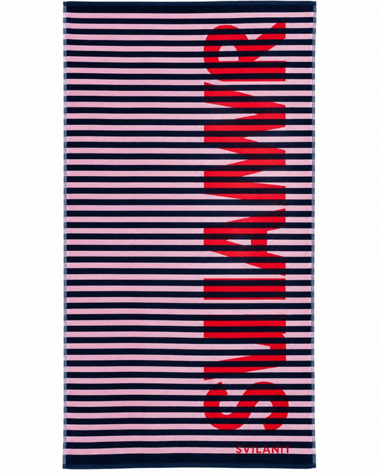 Velour Beach towel 100%cotton,100x180 cm.