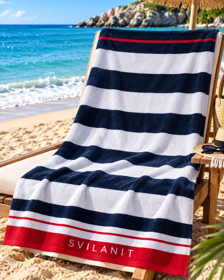 Velour Beach towel 100%cotton,100x180 cm.
