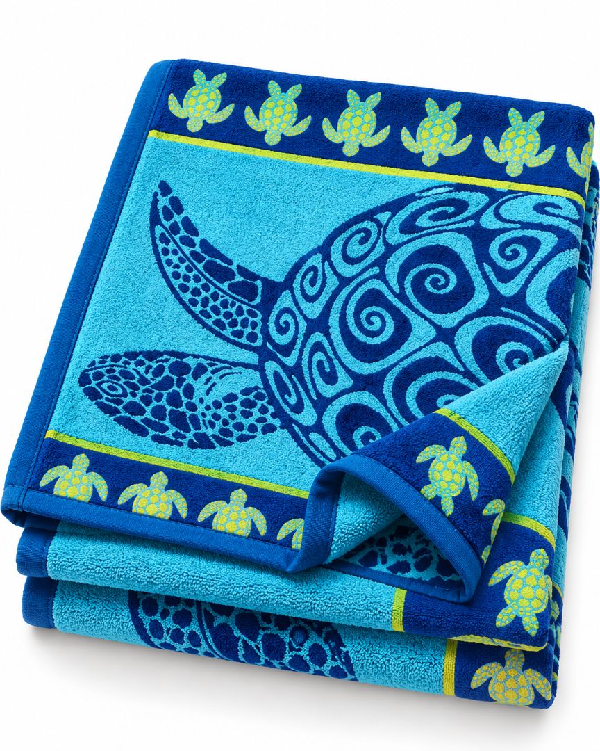 Velour Beach towel 100%cotton,80x160 cm.