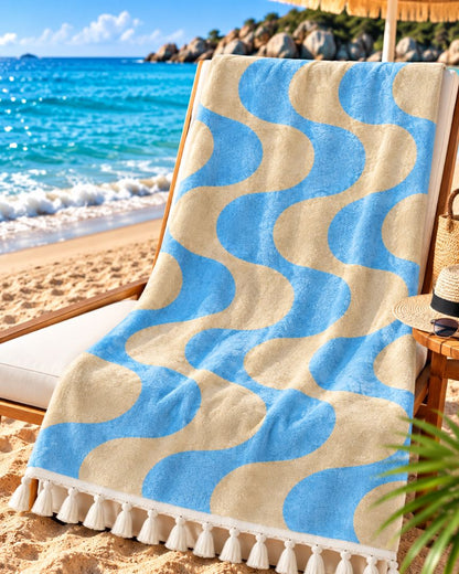 Terry Beach towel 100%cotton,90x170 cm.