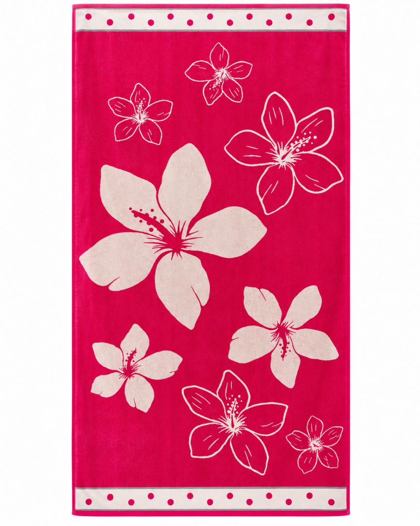 Velour Beach towel 100%cotton,90x170 cm.