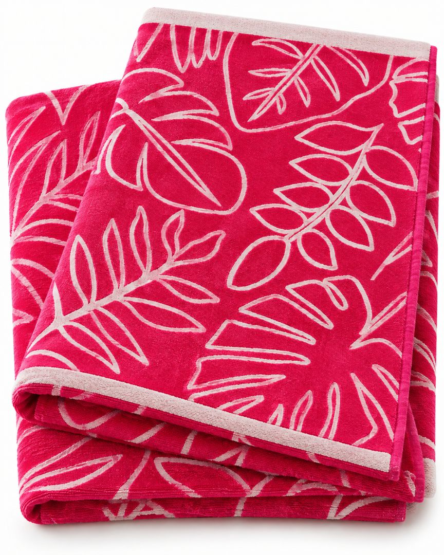 Velour Beach towel 100%cotton,90x170 cm.