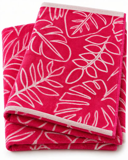 Velour Beach towel 100%cotton,90x170 cm.