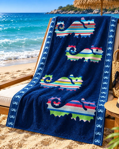 XL Velour Beach towel 100%cotton,140x180 cm.