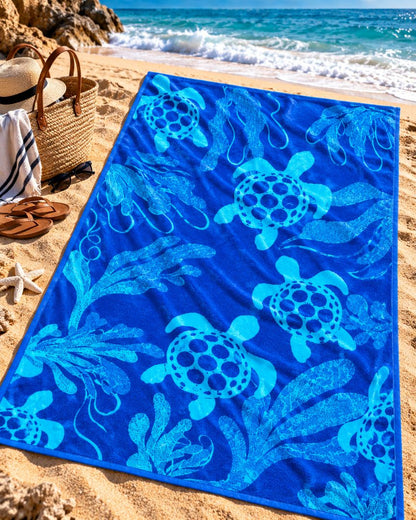 Velour Beach towel 100%cotton,90x170 cm.