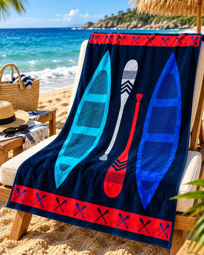 Velour Beach towel 100%cotton,100x180 cm.