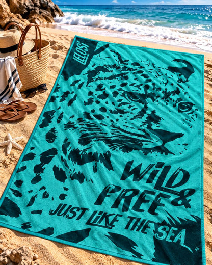 Velour Beach towel 100%cotton,90x170 cm.