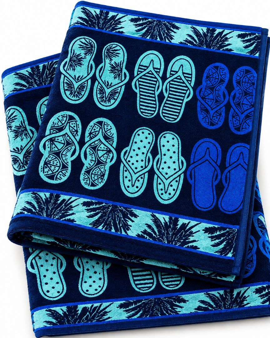 Velour Beach towel 100%cotton,90x170 cm.