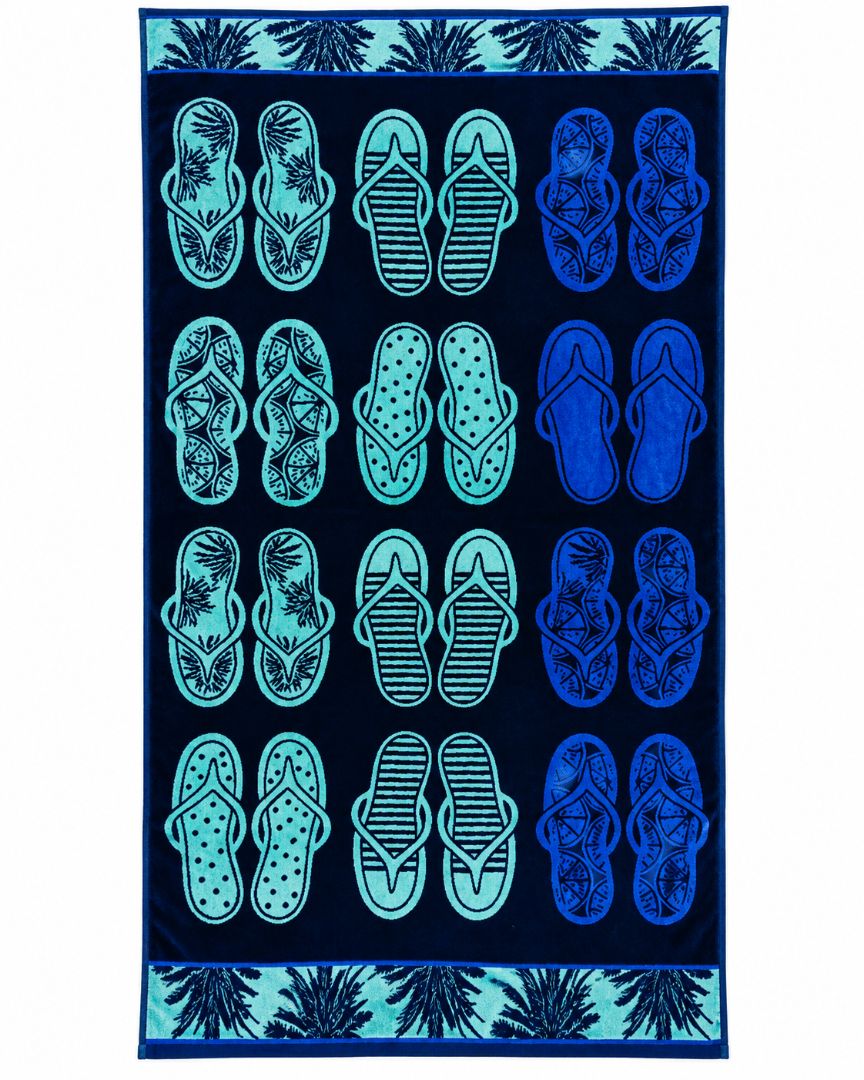 Velour Beach towel 100%cotton,90x170 cm.