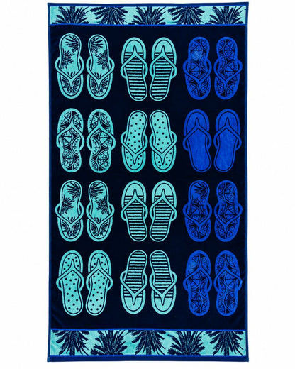Velour Beach towel 100%cotton,90x170 cm.