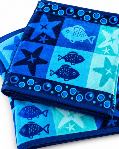 Velour Beach towel 100%cotton,100x180 cm.
