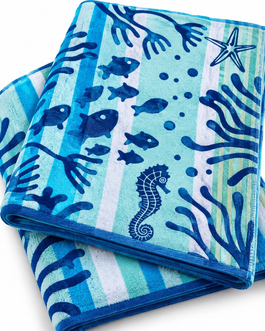 XL Velour Beach towel 100%cotton,140x180 cm.