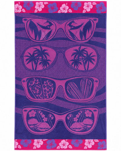 Velour Beach towel 100%cotton,100x180 cm.
