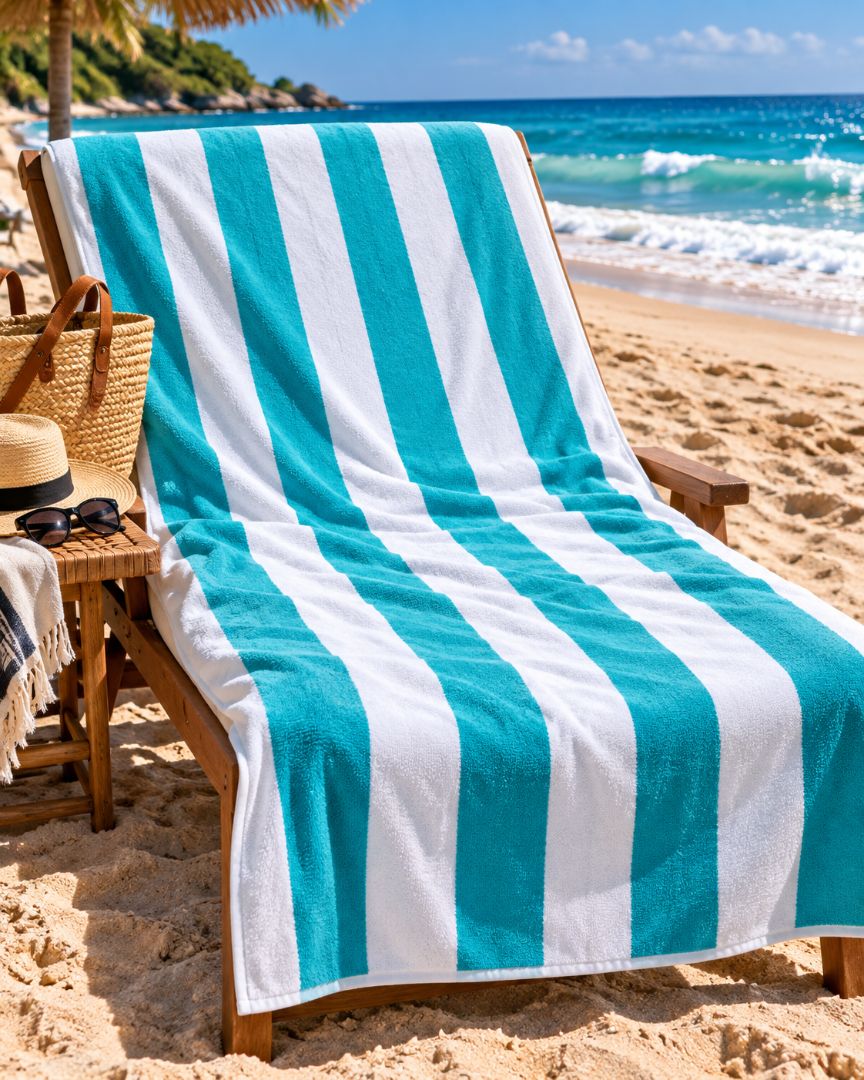 Velour Beach towel 100%cotton,100x180 cm.