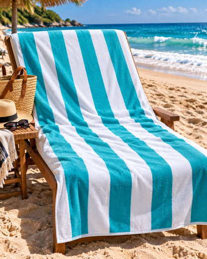 Velour Beach towel 100%cotton,100x180 cm.