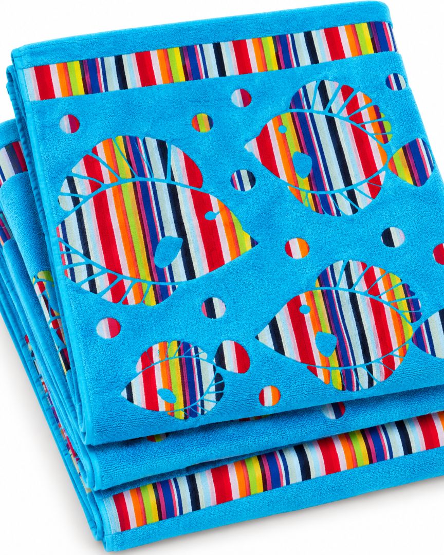 Velour Beach towel 100%cotton,90x170 cm.