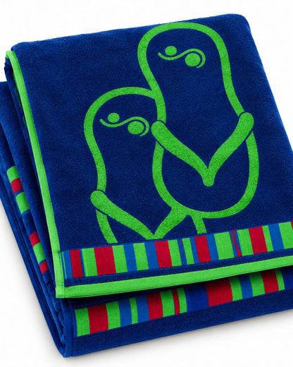 Velour Beach towel 100%cotton,90x170 cm.