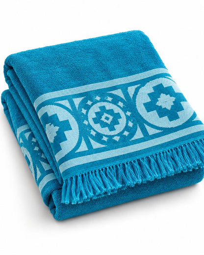 Velour Beach towel 100%cotton,90x170 cm.