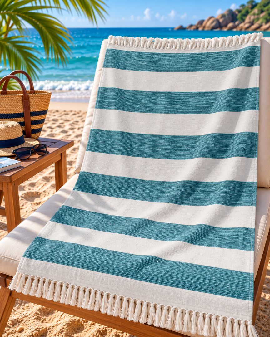Velour Beach towel 100%cotton,90x170 cm.