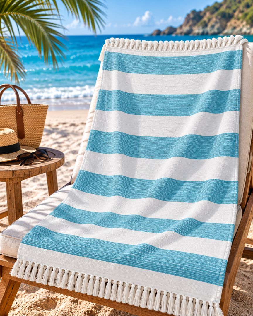Velour Beach towel 100%cotton,90x170 cm.