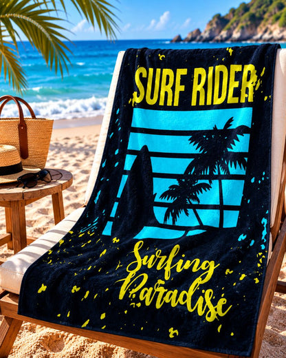 Velour Beach towel 100%cotton,90x170 cm.