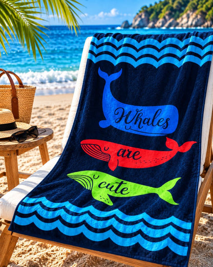 Velour Beach towel 100%cotton,90x170 cm.
