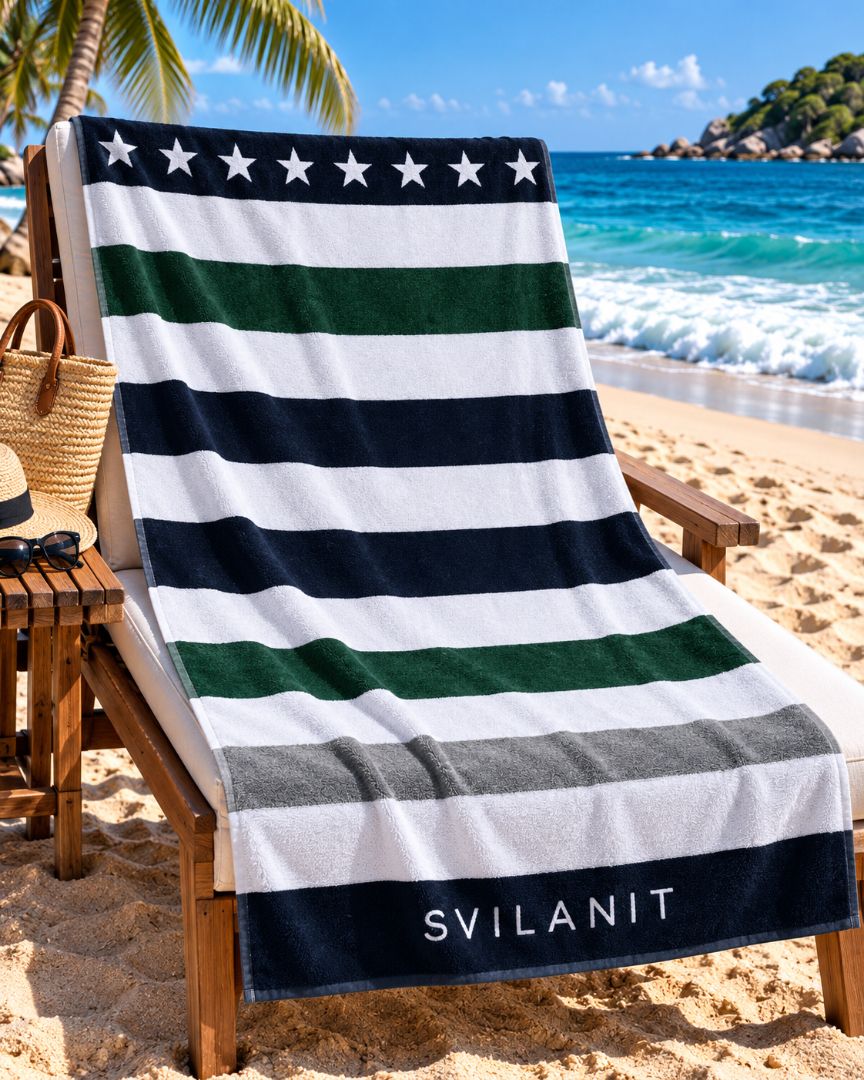 Velour Beach towel 100%cotton,100x180 cm.