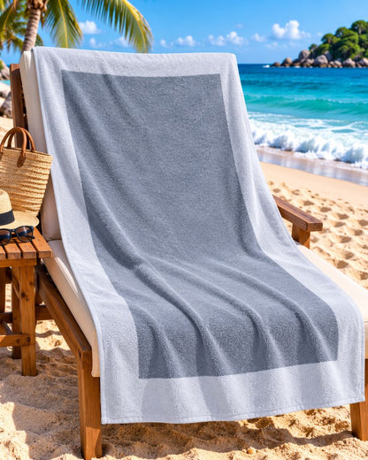 Velour Beach towel 100%cotton,100x180 cm.