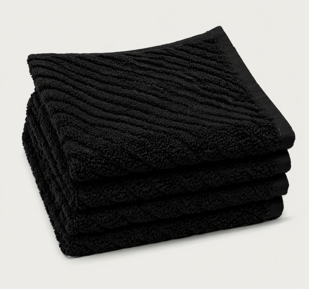 Washcloth, 4 PCS PACK OF Towels 100% Cotton,30x30 cm.