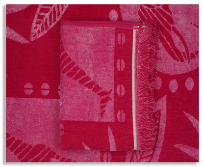 VELOUR TERRY KITCHEN TOWELS SET OF 3 PCS, 100% COTTON , 50X70 CM