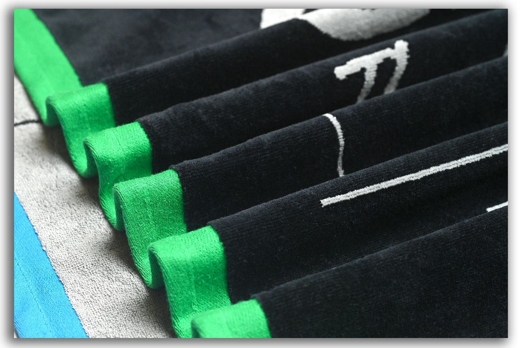 منشفة شاطئ مخملية 100% قطن، 90×170 سم