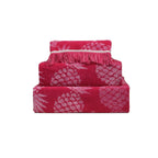 VELOUR TERRY KITCHEN TOWELS SET OF 3 PCS, 100% COTTON , 50X70 CM