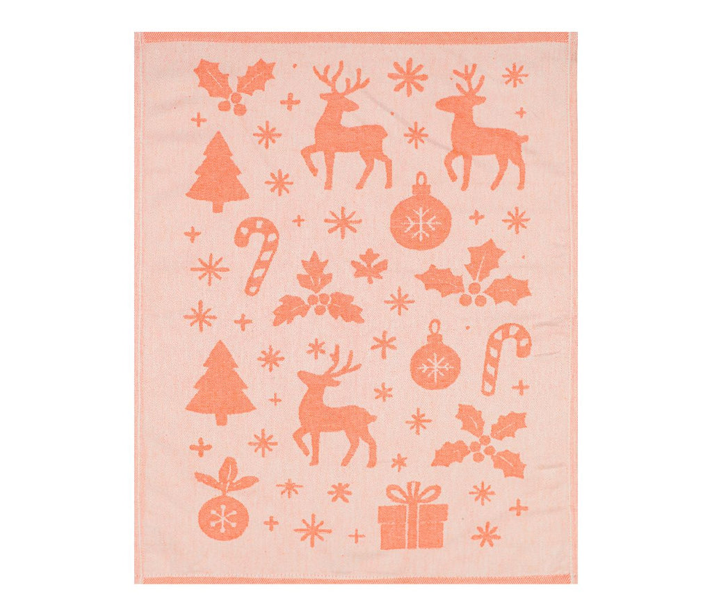 منشفة مطبخ كريسماس للاستخدام اليومي، مناشف مطبخ فائقة الامتصاص، قطعة قماش تنظيف قطنية، عبوة من 3 قطع، 50×70 سم 