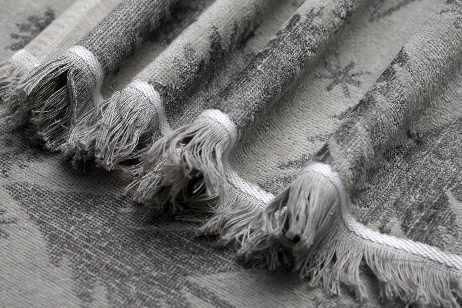 مجموعة مناشف مطبخ من القطيفة تيري، 3 قطع، 100% قطن، 50×70 سم