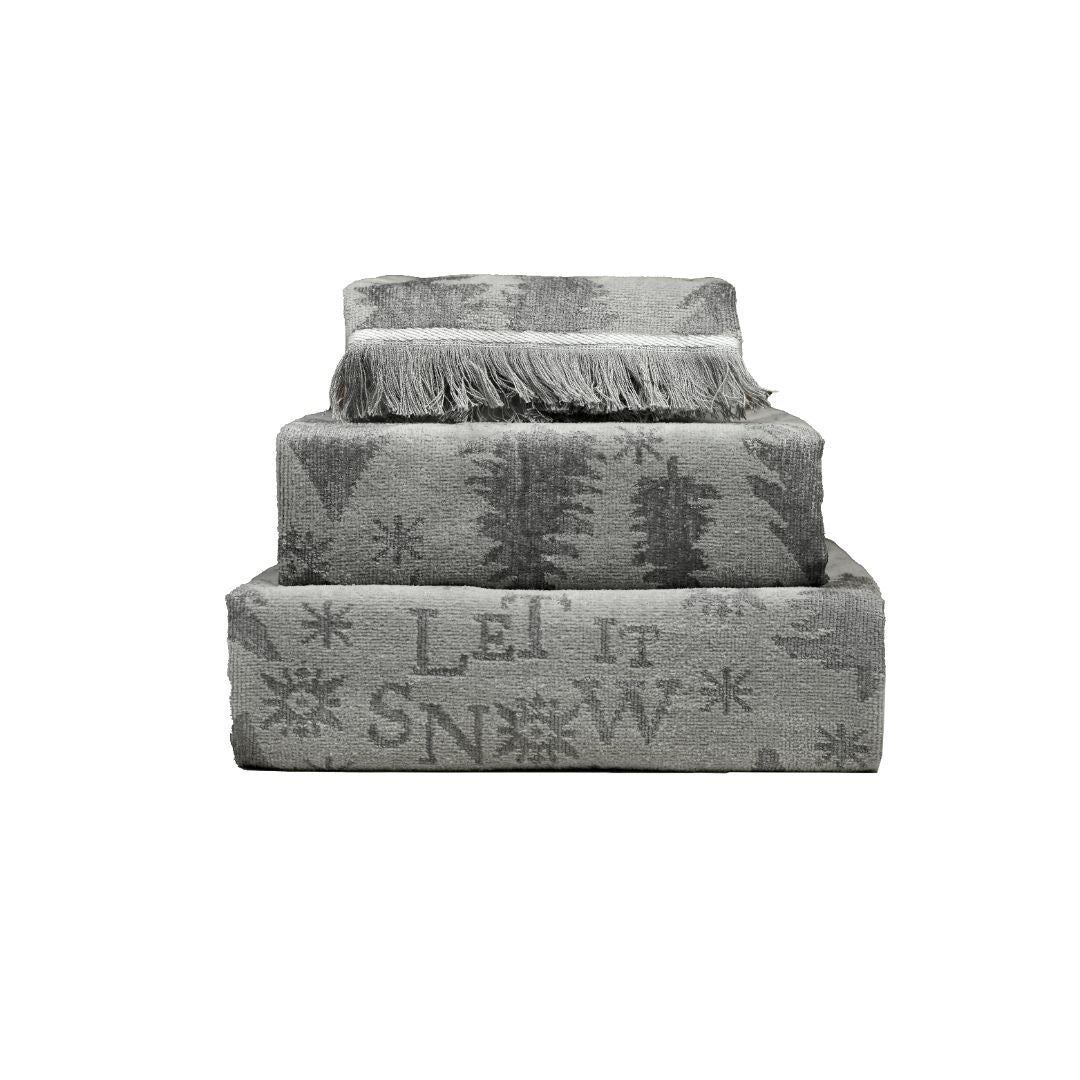 مجموعة مناشف مطبخ من القطيفة تيري، 3 قطع، 100% قطن، 50×70 سم